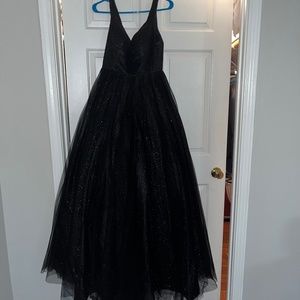 Black Glittery Princess Dress Size 6